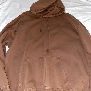 Brandy Melville Brown Oversized Hoodie